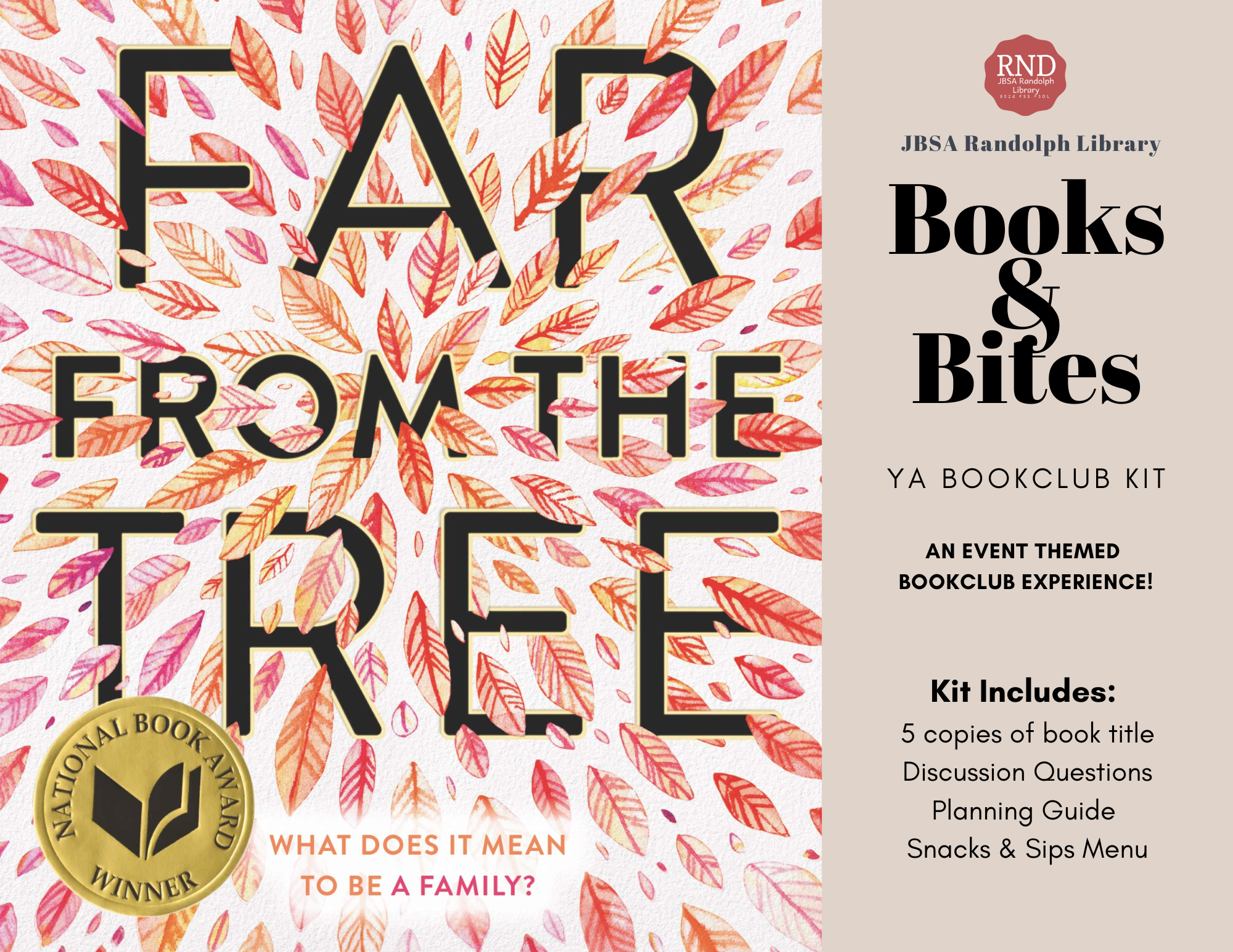 RND - Books &amp; Bites - FAR FROM THE TREE