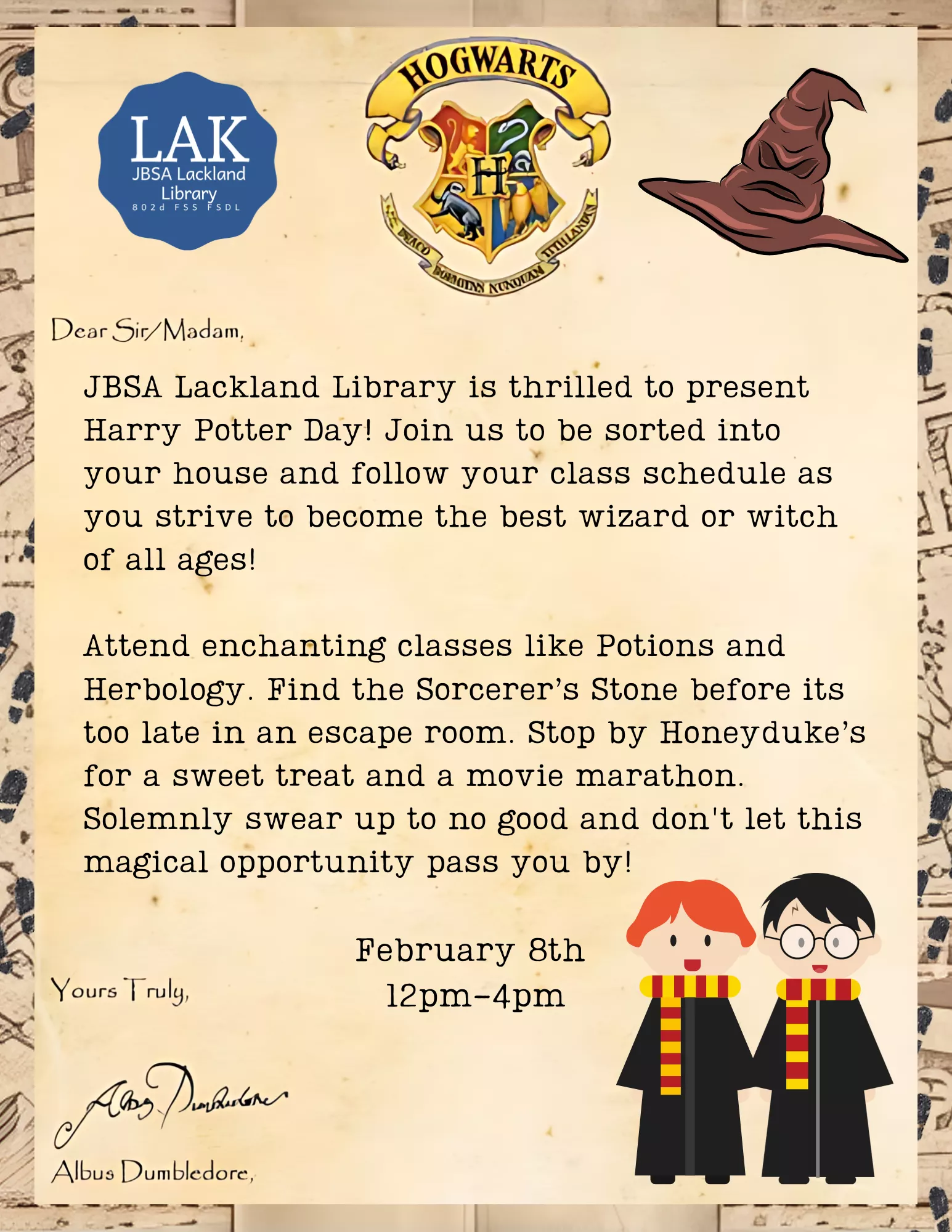 Harry Potter Flyer